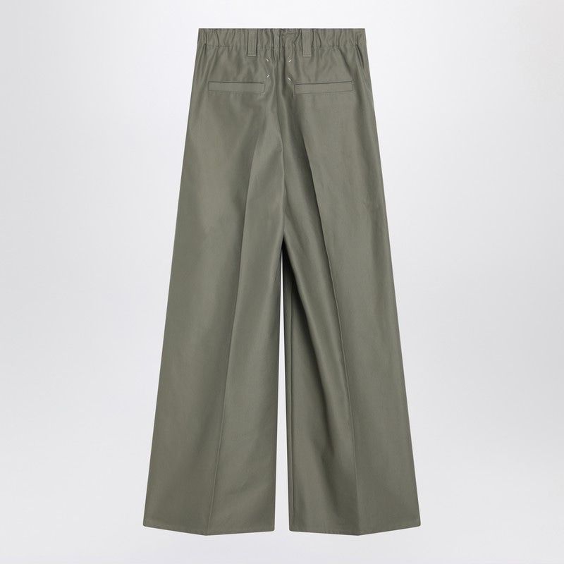 MAISON MARGIELA Wide-Leg Cotton Pants for Women - Fall/Winter 2025