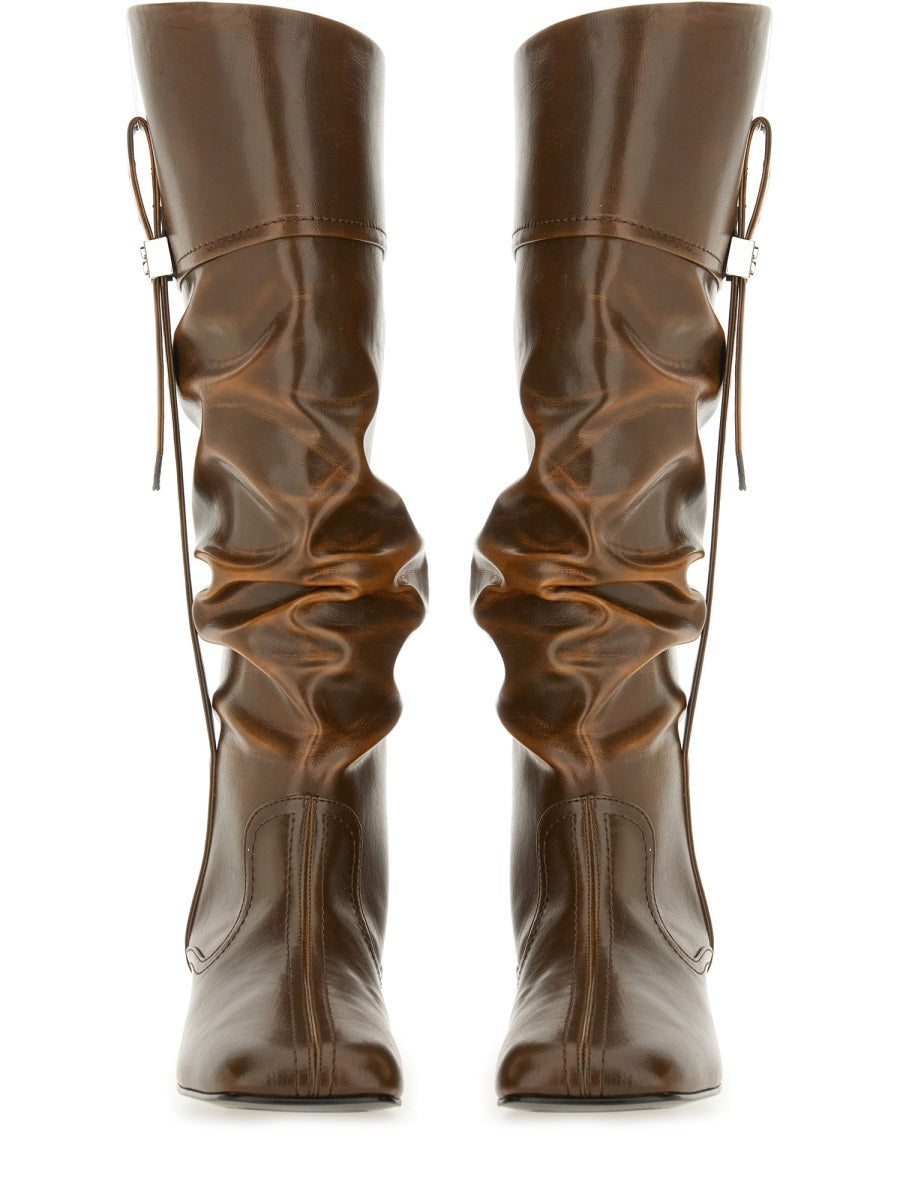 GANNI Polyurethane Women's Boots - FW25 Collection