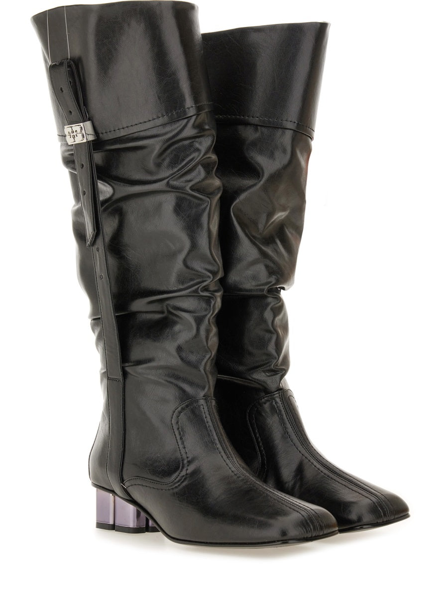 GANNI Sleek Polyurethane Boots for Women