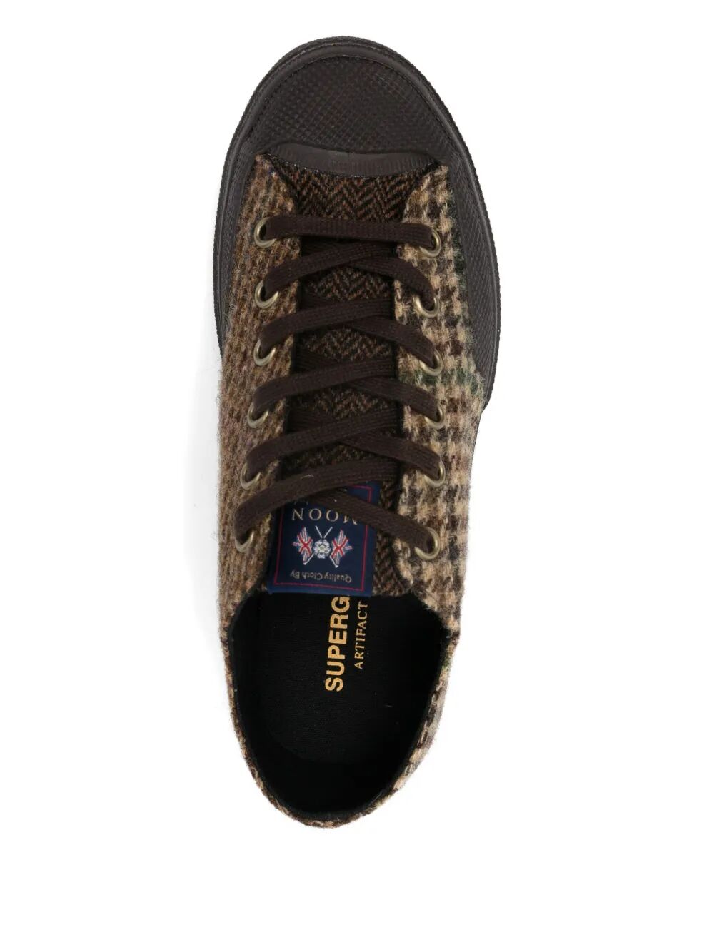 SUPERGA Wool Patchwork Sneaker