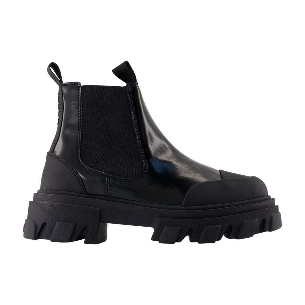 GANNI Low Chelsea Ankle Boots