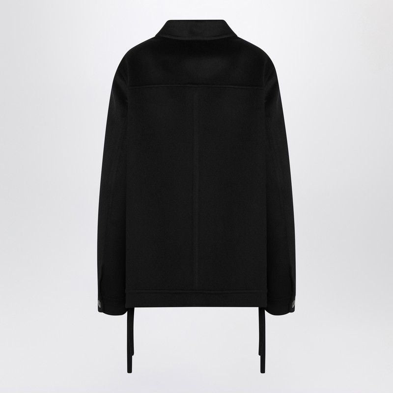 LOEWE Women’s Wool Cashmere Jacket with Asymmetrical Hem