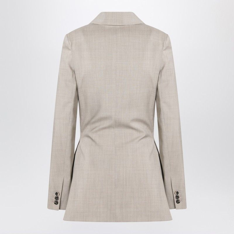 LOEWE Double-Breasted Wool Wrap Jacket for Women - FW25 Collection