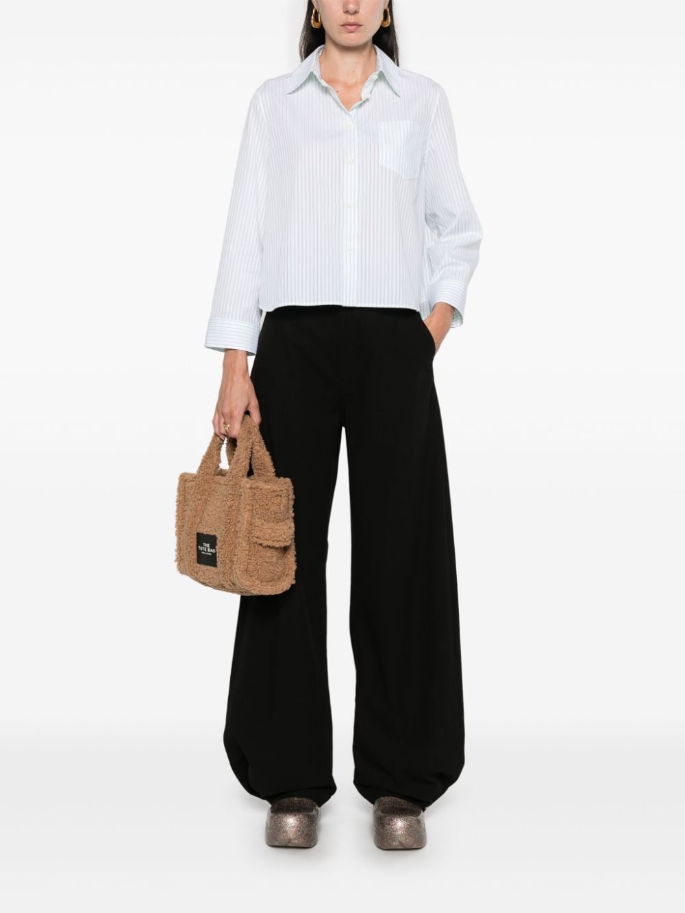 LOEWE Wide Leg Cotton Trousers