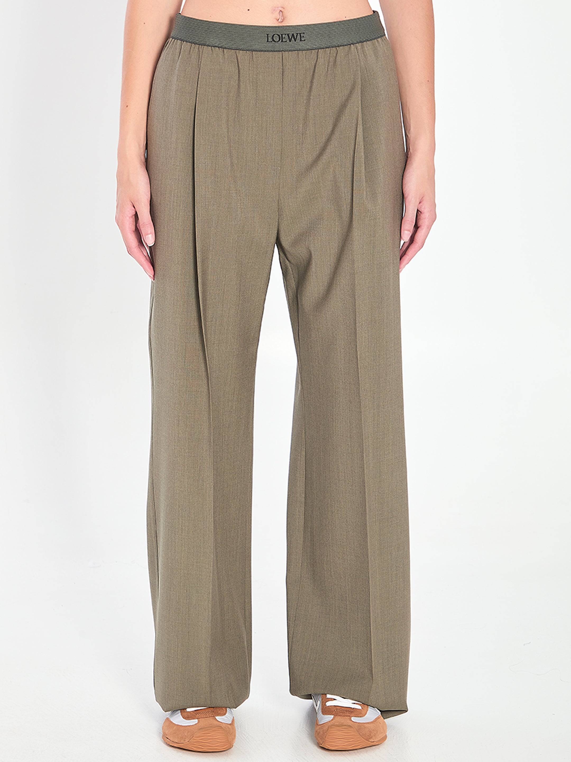 LOEWE Wide-Leg Trousers for Women - Size M