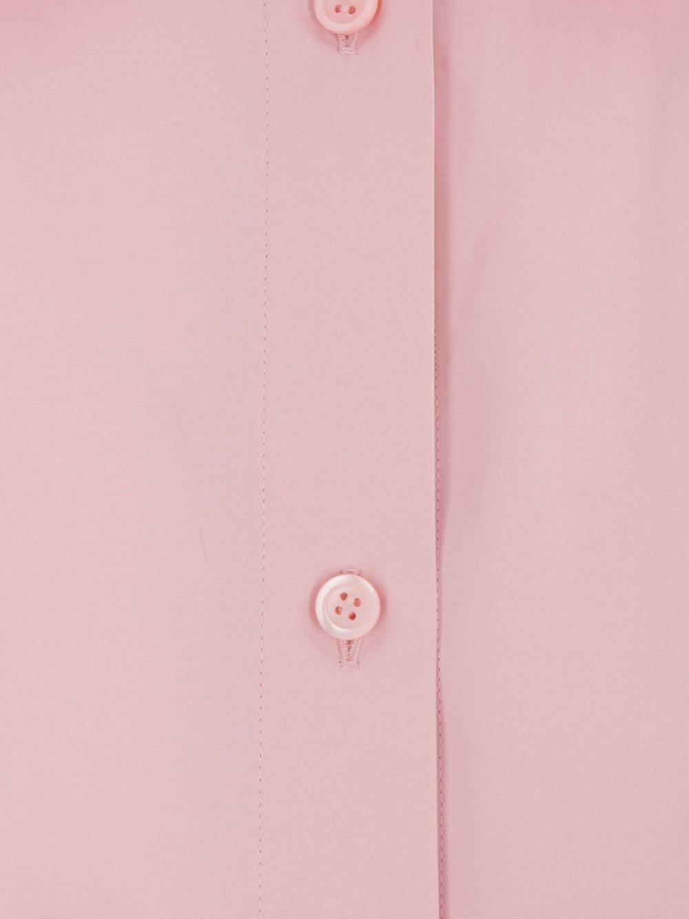 LOEWE Cotton Shirt with Button Front and Curved Hem