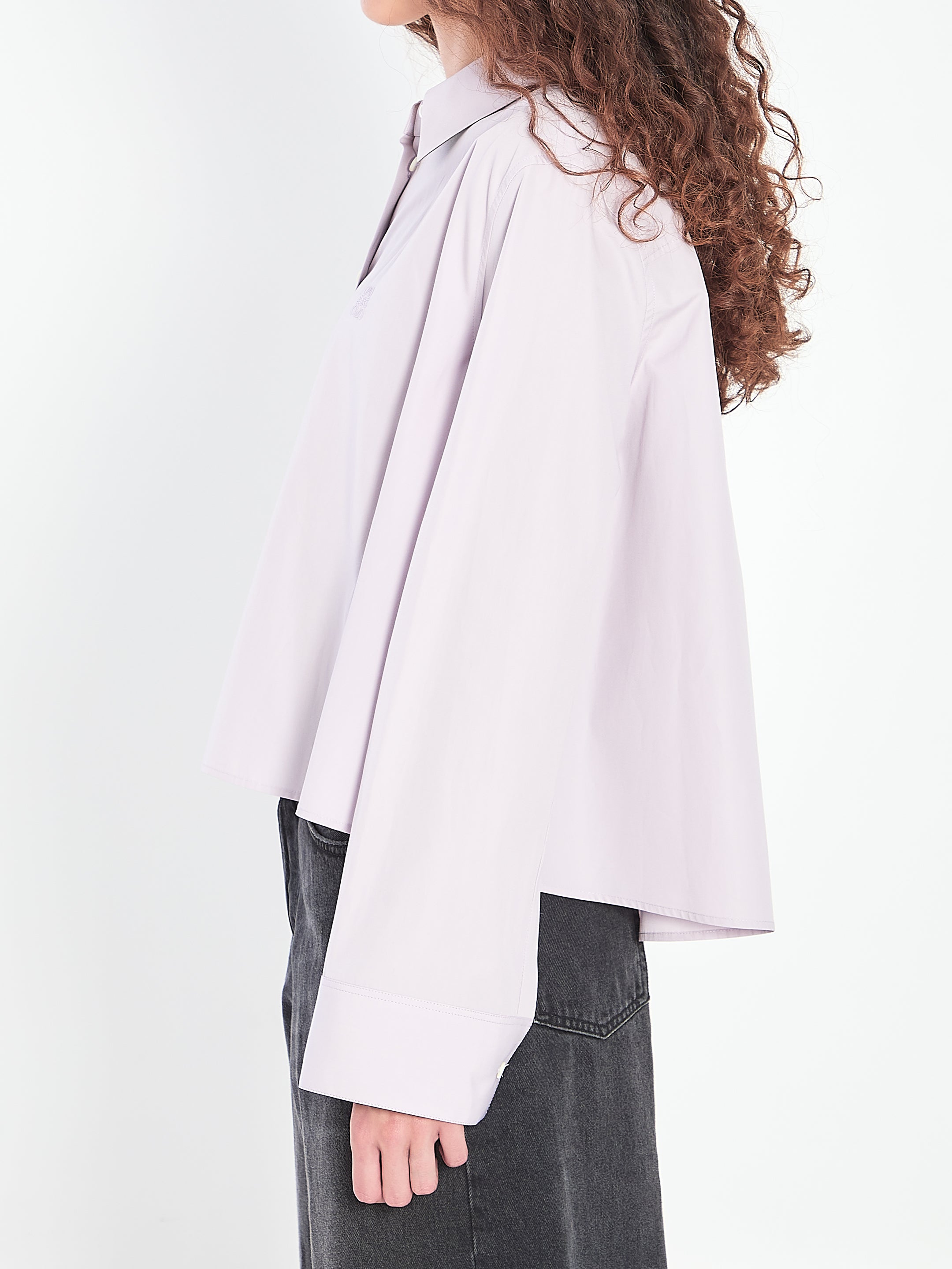 LOEWE Cropped Trapeze Shirt 38