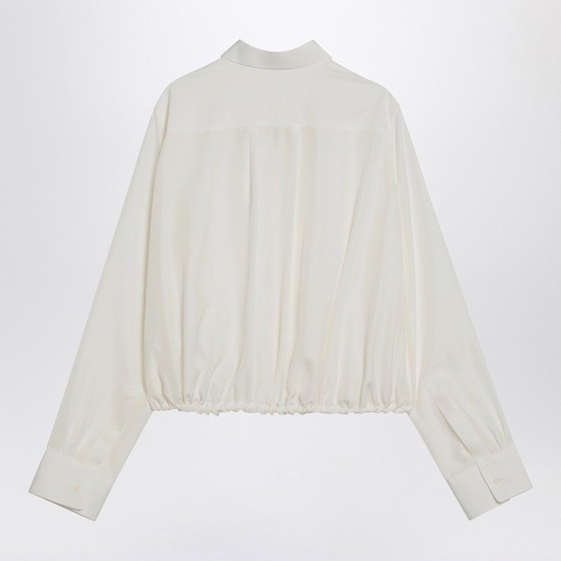 LOEWE Balloon-Sleeve Silk Shirt for Women