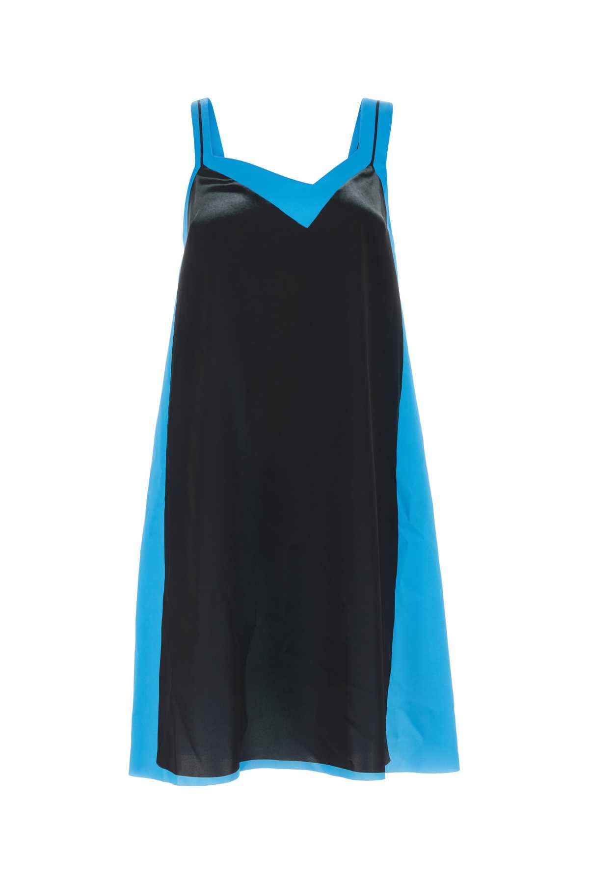 LOEWE Chic Printed Tech Fabric Mini Dress for Women