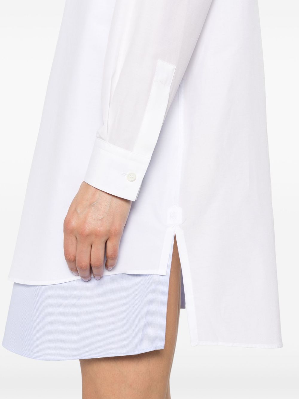 LOEWE Cotton-Silk Blend Shirt Dress