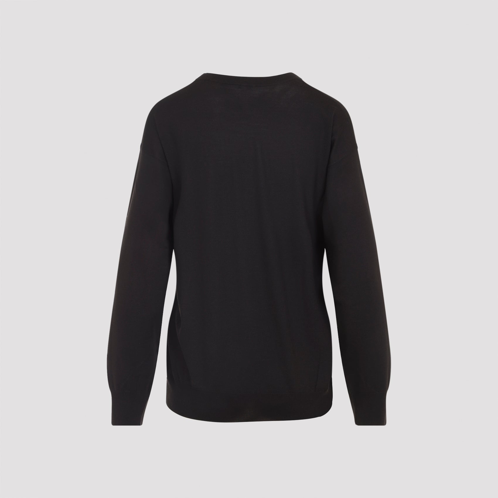 LOEWE Wool Sweater with Tonal Embroidered Logo