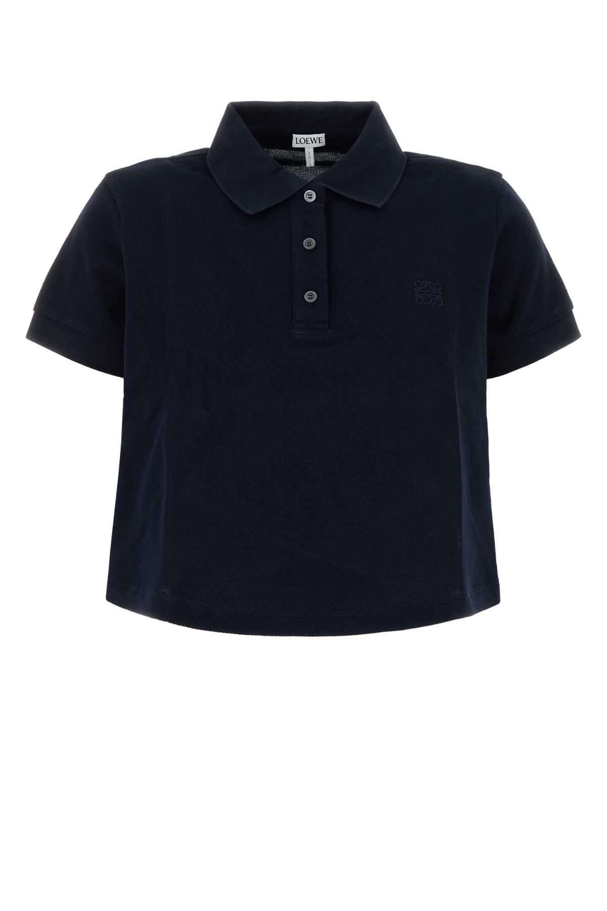 LOEWE Oversize Piquet Trapeze Polo Shirt