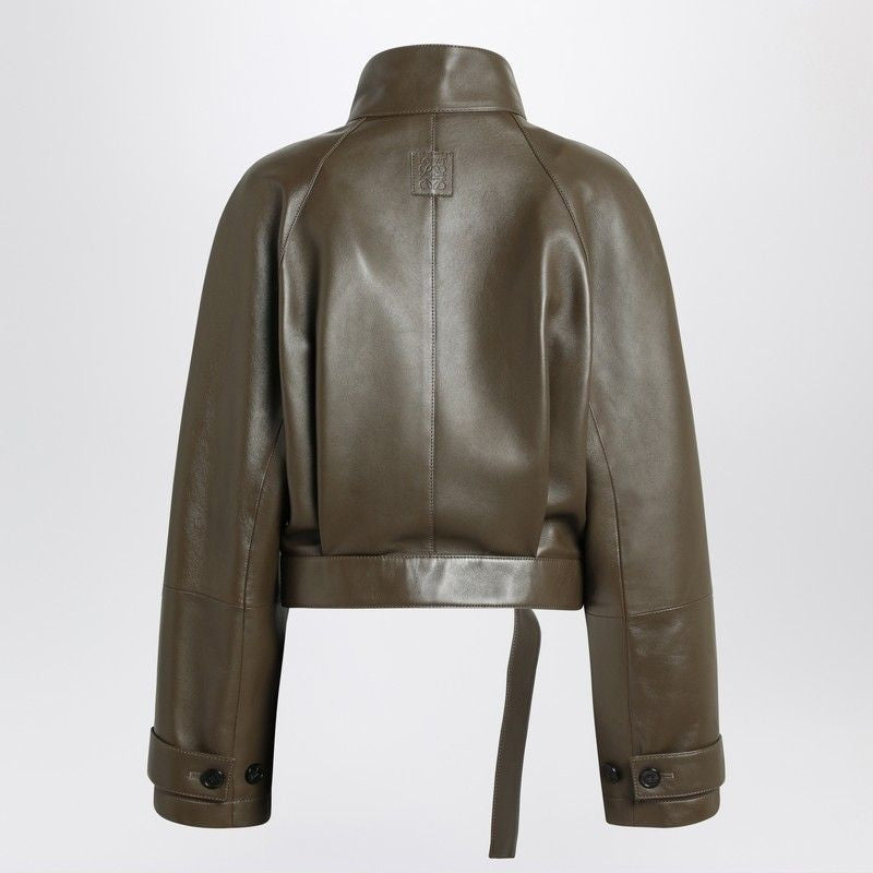 LOEWE Mini Leather Jacket with Belt