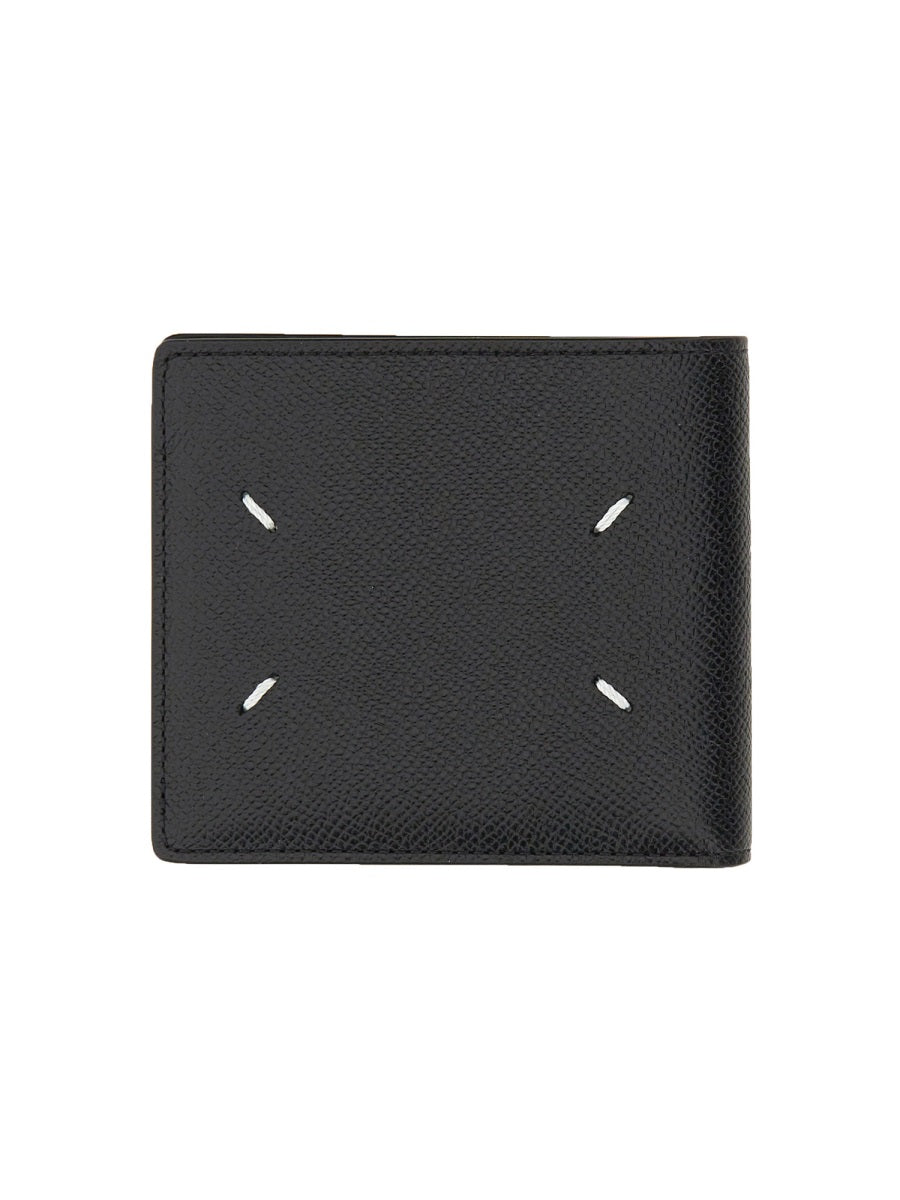 MAISON MARGIELA Mini Bifold Wallet with Four Stitches