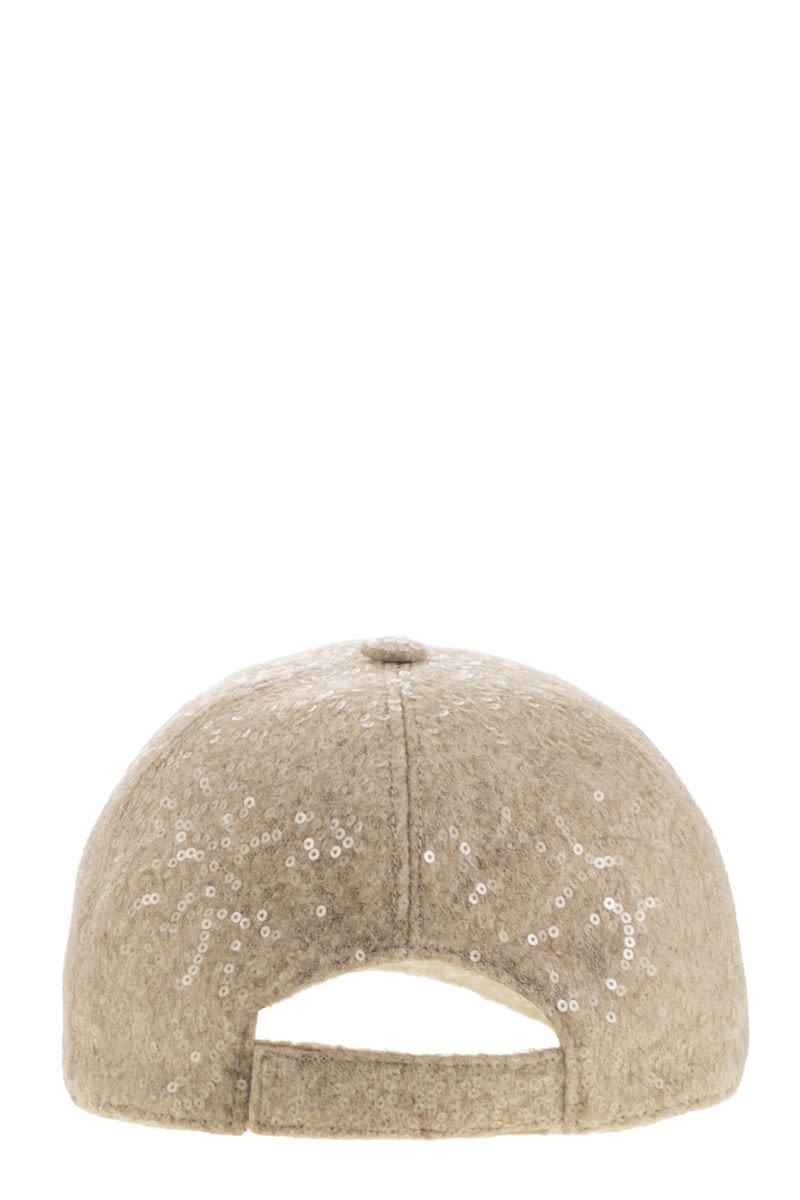 PESERICO Sequinned Baseball Cap