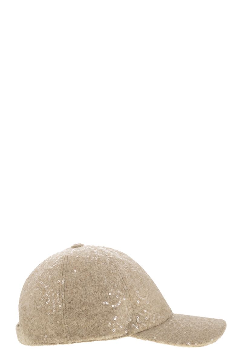 PESERICO Sequinned Baseball Cap