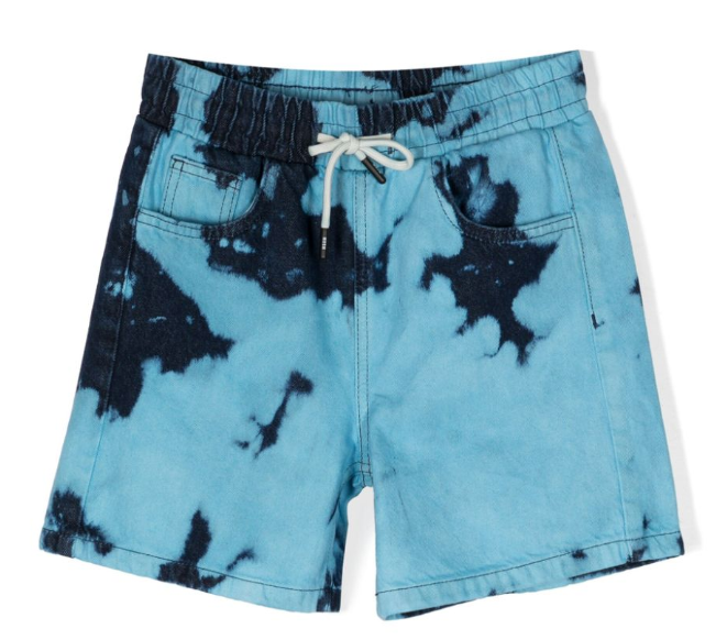 MSGM KIDS Mini Boys' Cotton Denim Shorts - SS24 Collection