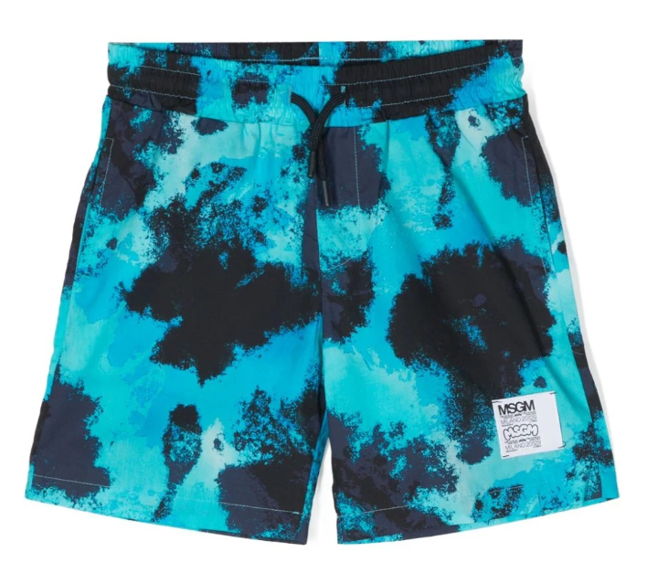 MSGM KIDS Boys' Mini Cotton Summer Shorts