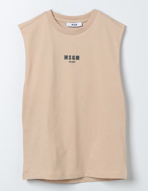 MSGM KIDS Mini Cotton Top for Boys - SS24 Collection