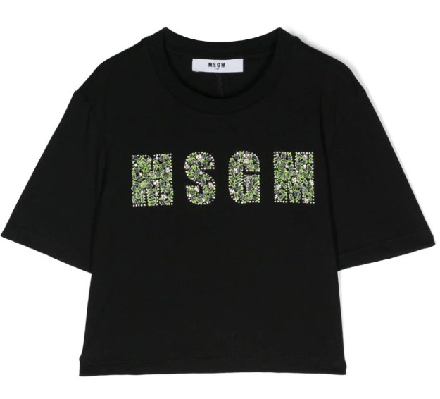MSGM KIDS Mini Classic Cotton T-Shirt for Boys