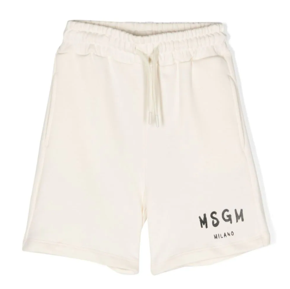 MSGM KIDS Mini Cotton Shorts for Boys