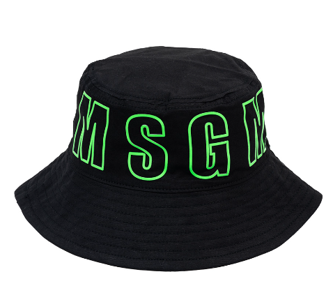 MSGM KIDS Trendy Mini Polyamide Cotton Hat for Boys