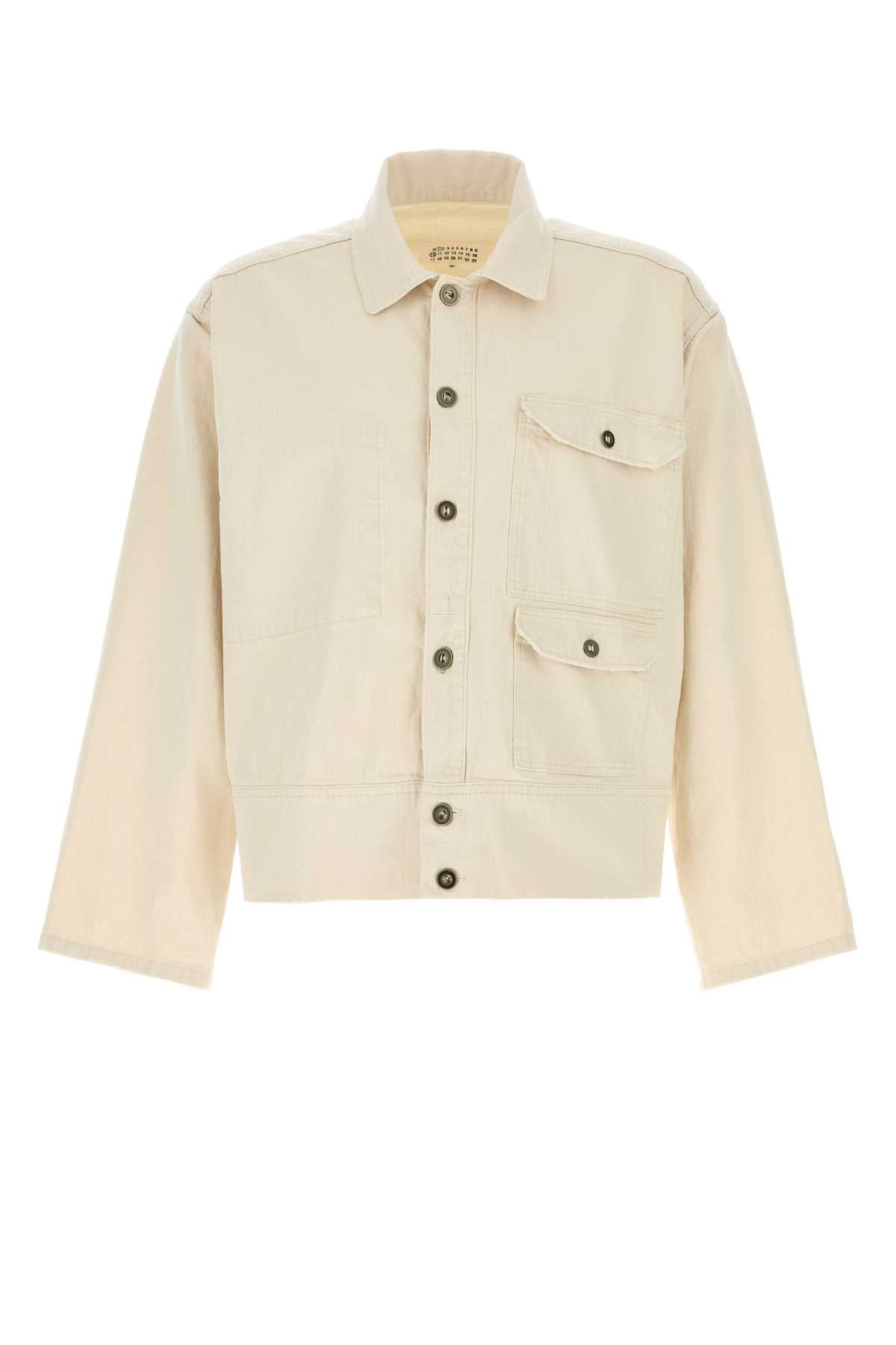 MAISON MARGIELA Melange Sand Denim Jacket