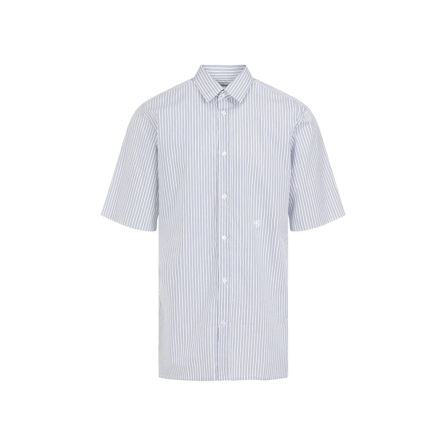 MAISON MARGIELA Men's SS24 Cotton Short Sleeve Shirt