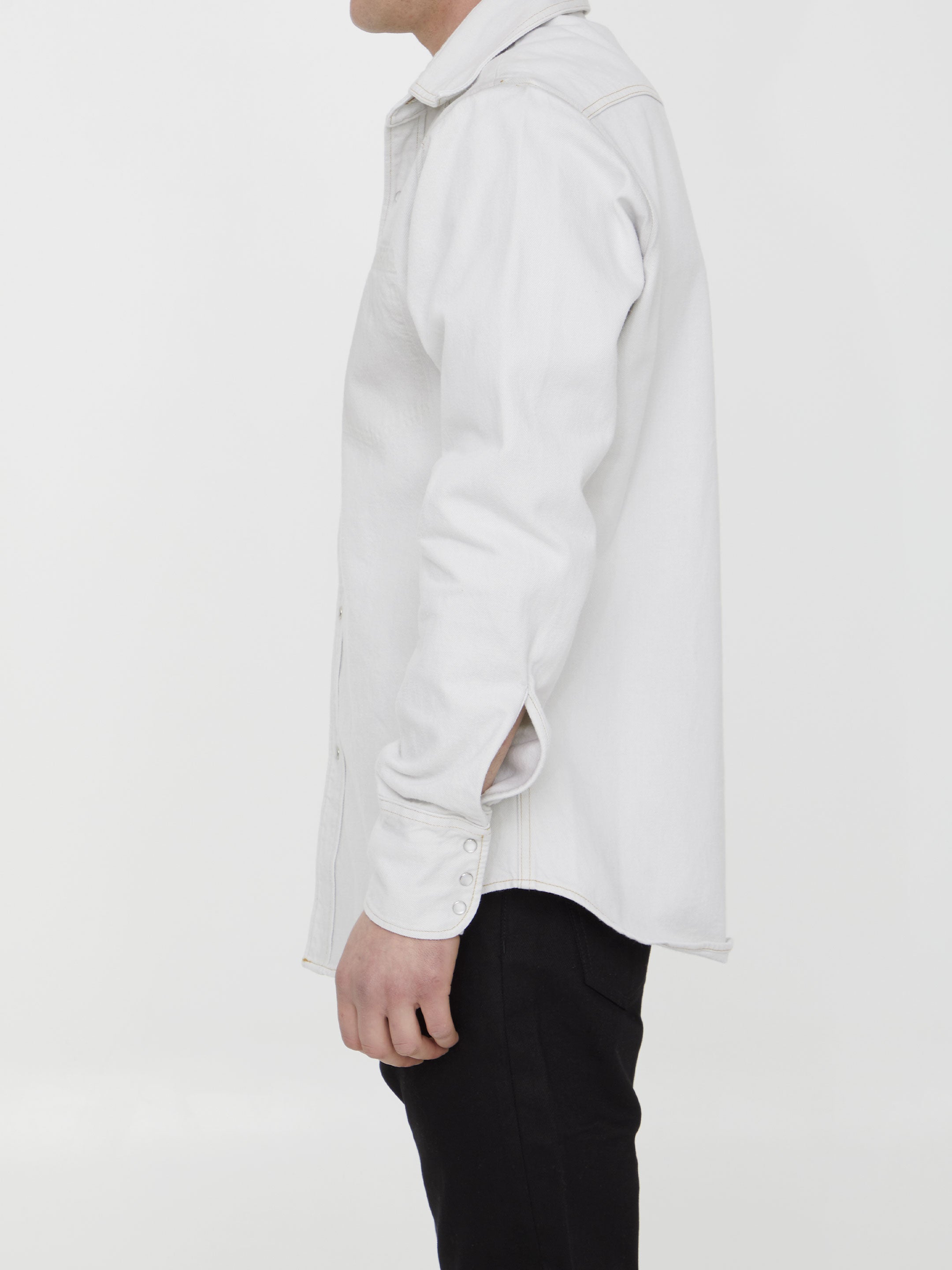 MAISON MARGIELA Ice Denim Shirt for Men - SS23 Collection