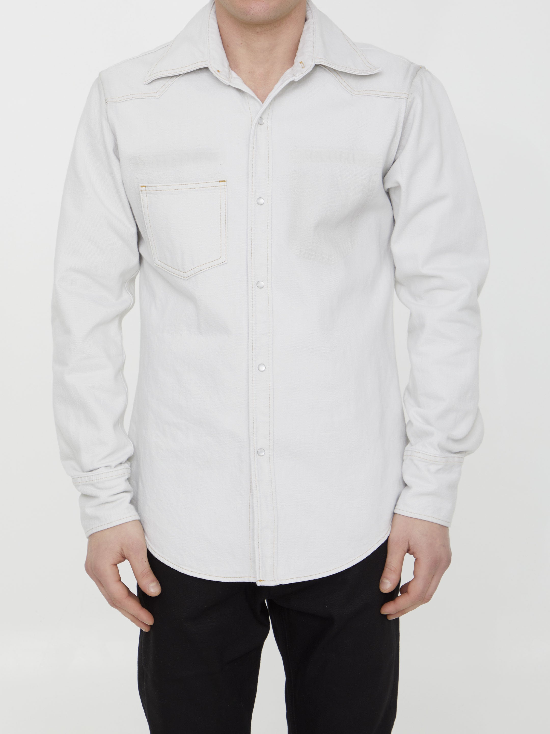 MAISON MARGIELA Ice Denim Shirt for Men - SS23 Collection