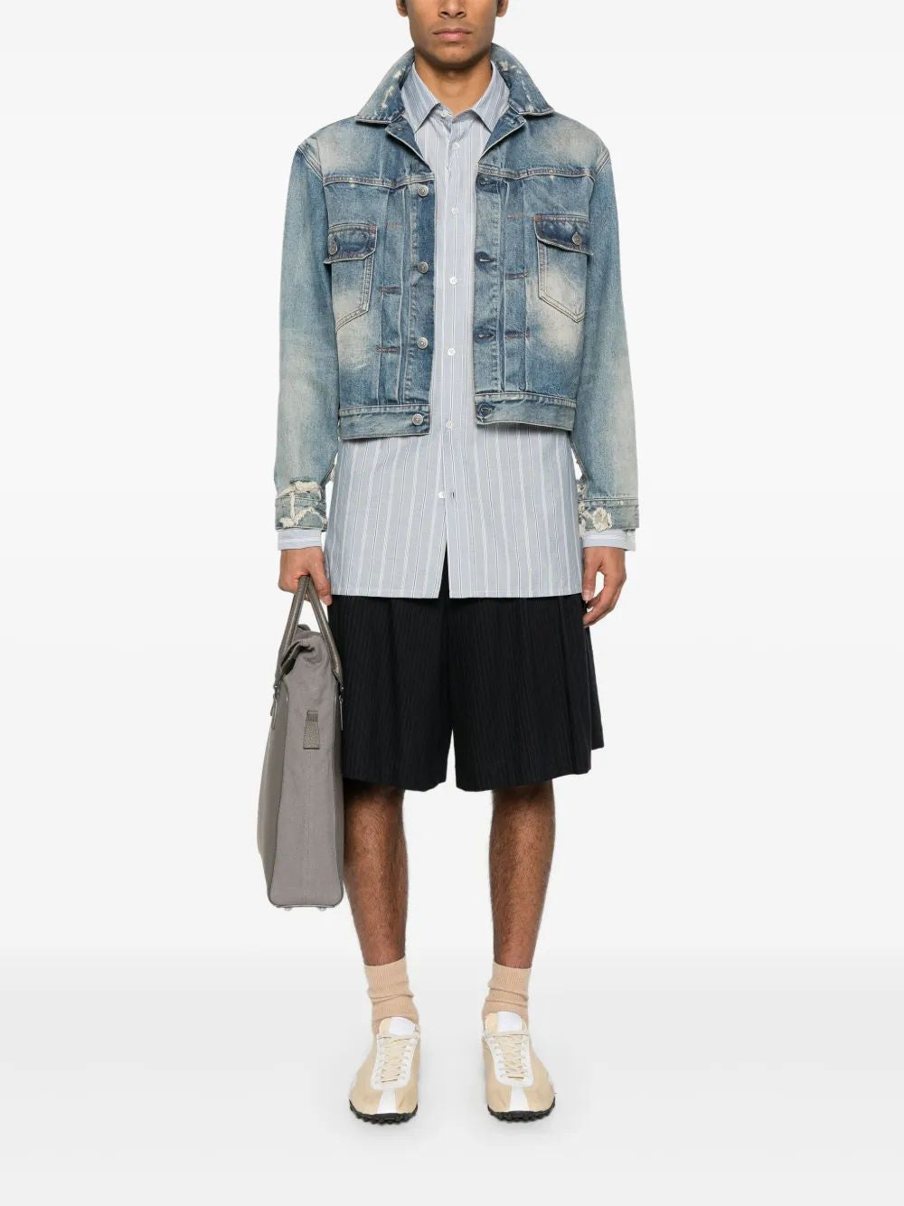 MAISON MARGIELA Candy Striped Shirt for Women