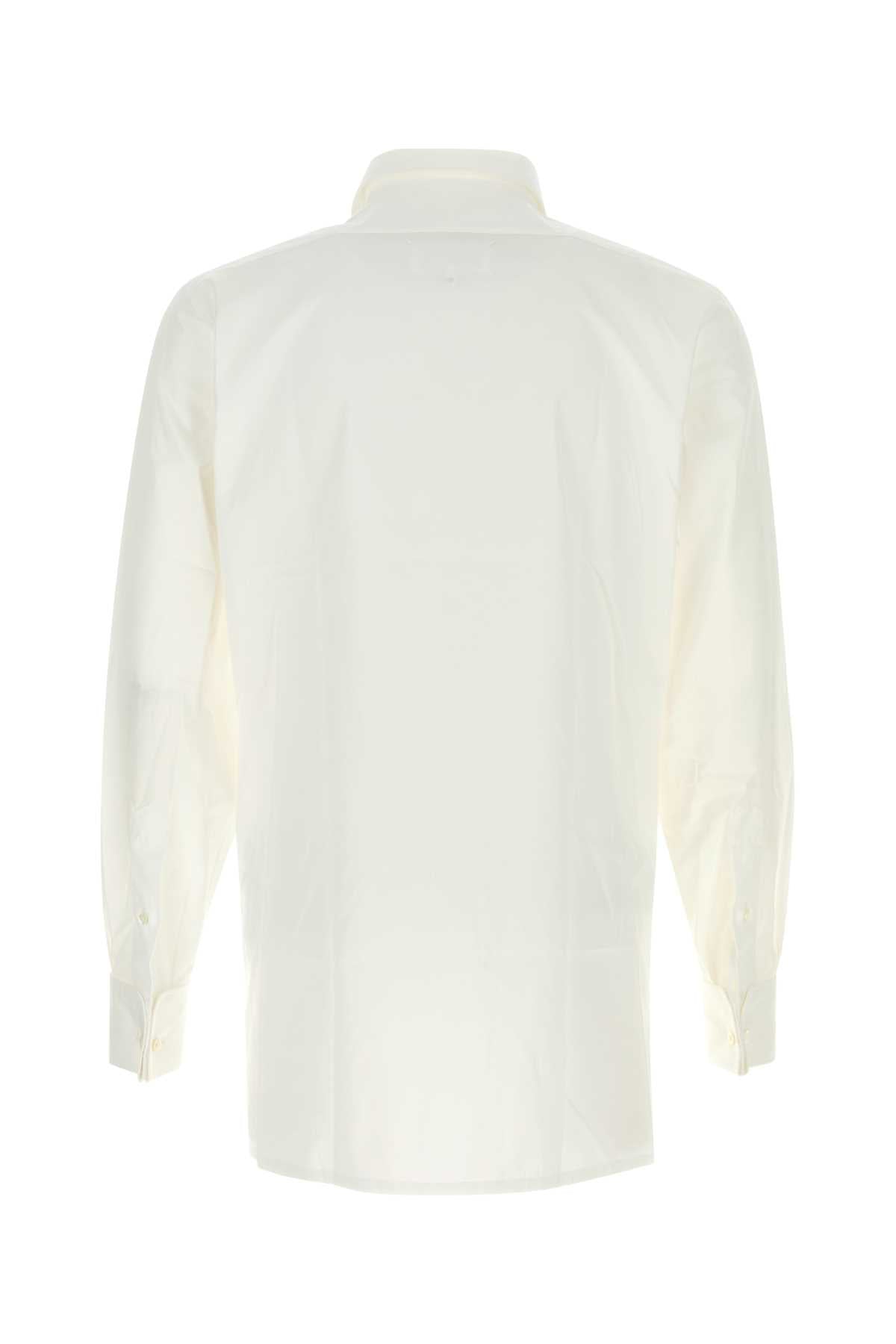 MAISON MARGIELA Essential Long-Sleeved Poplin Shirt for Men