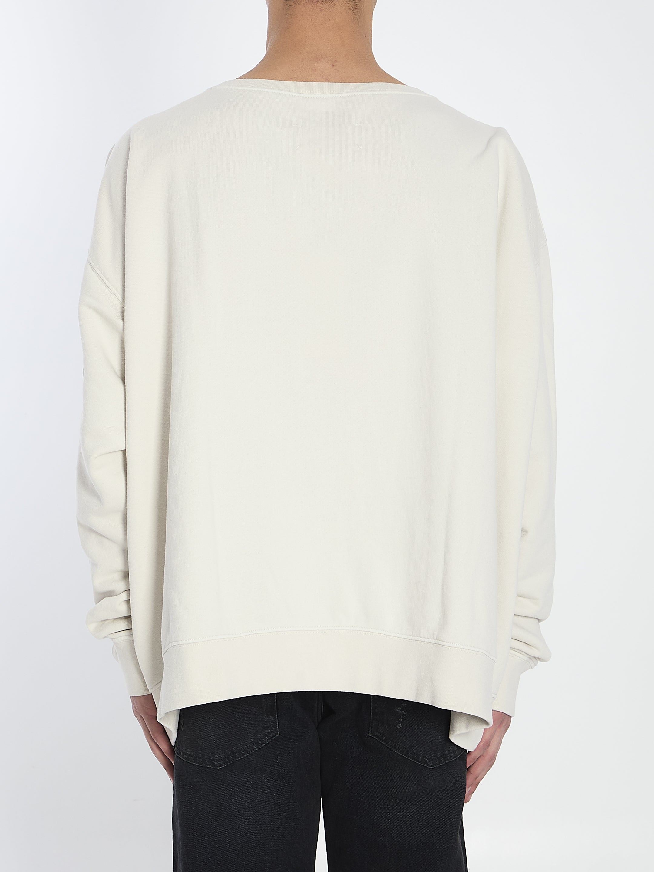 MAISON MARGIELA Relaxed Fit Logo Sweatshirt - Size L