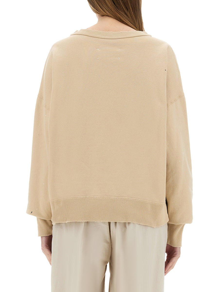 MAISON MARGIELA Unisex Cotton Sweatshirt