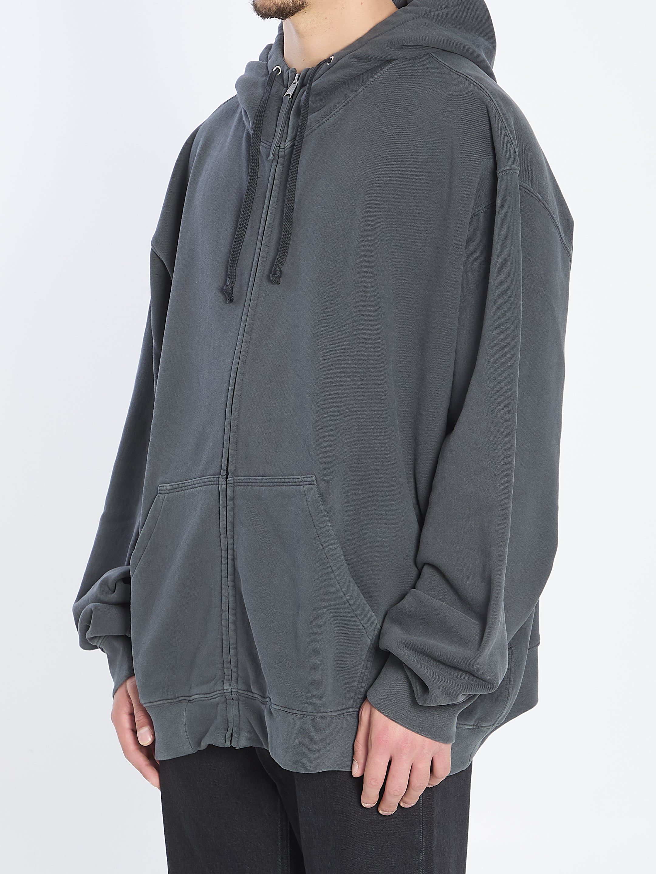 MAISON MARGIELA Men's Oversized Hoodie with Numeric Logo