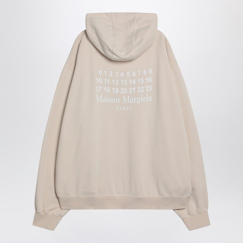 MAISON MARGIELA Oversized Hoodie with Numeric Logo