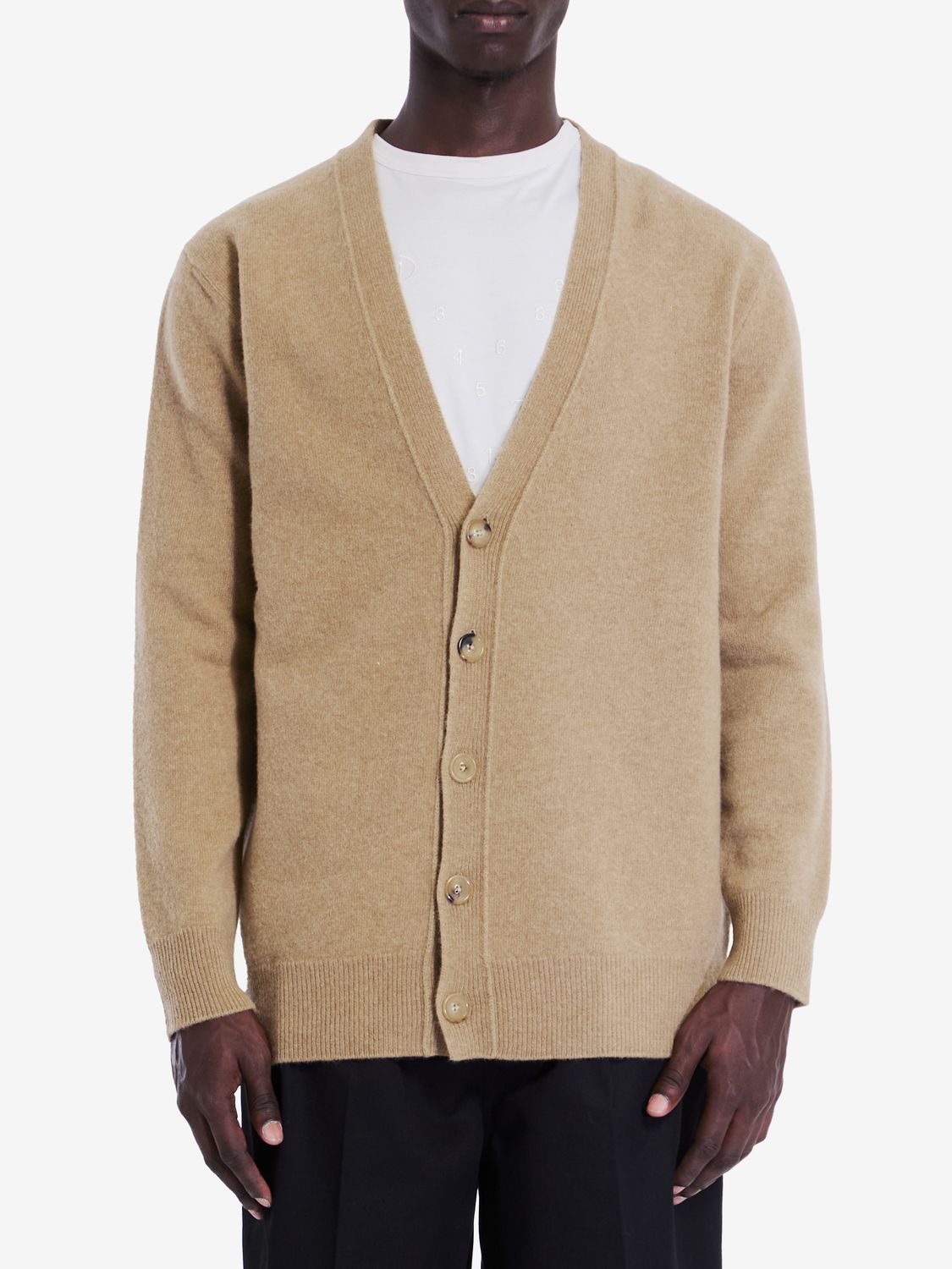 MAISON MARGIELA Wool Cardigan for Men - Fall/Winter 2025