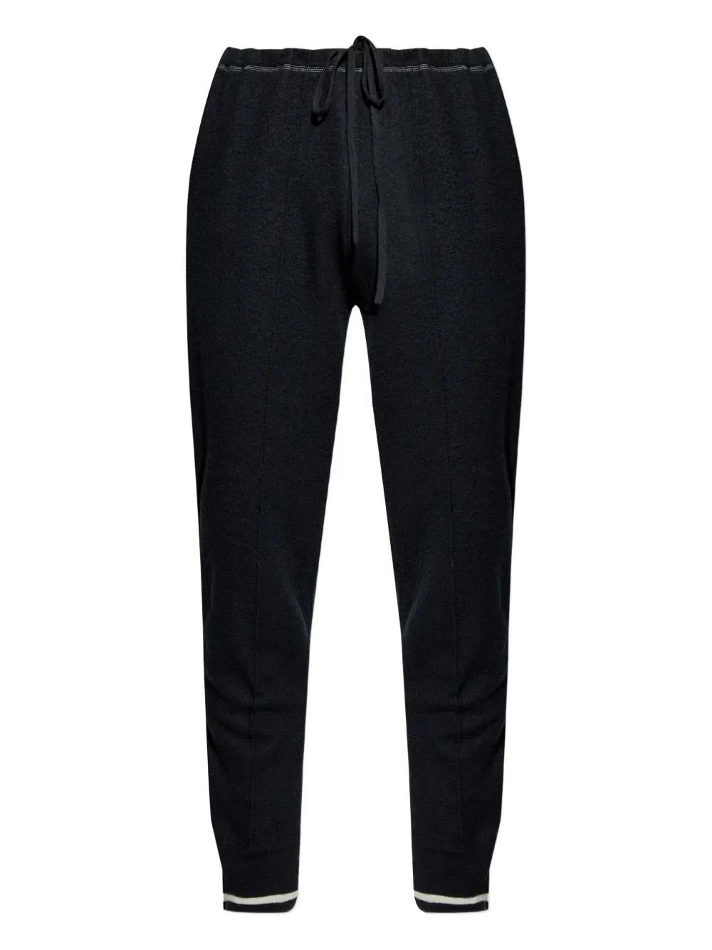 MAISON MARGIELA Wool Trousers with Side Zipper for Men