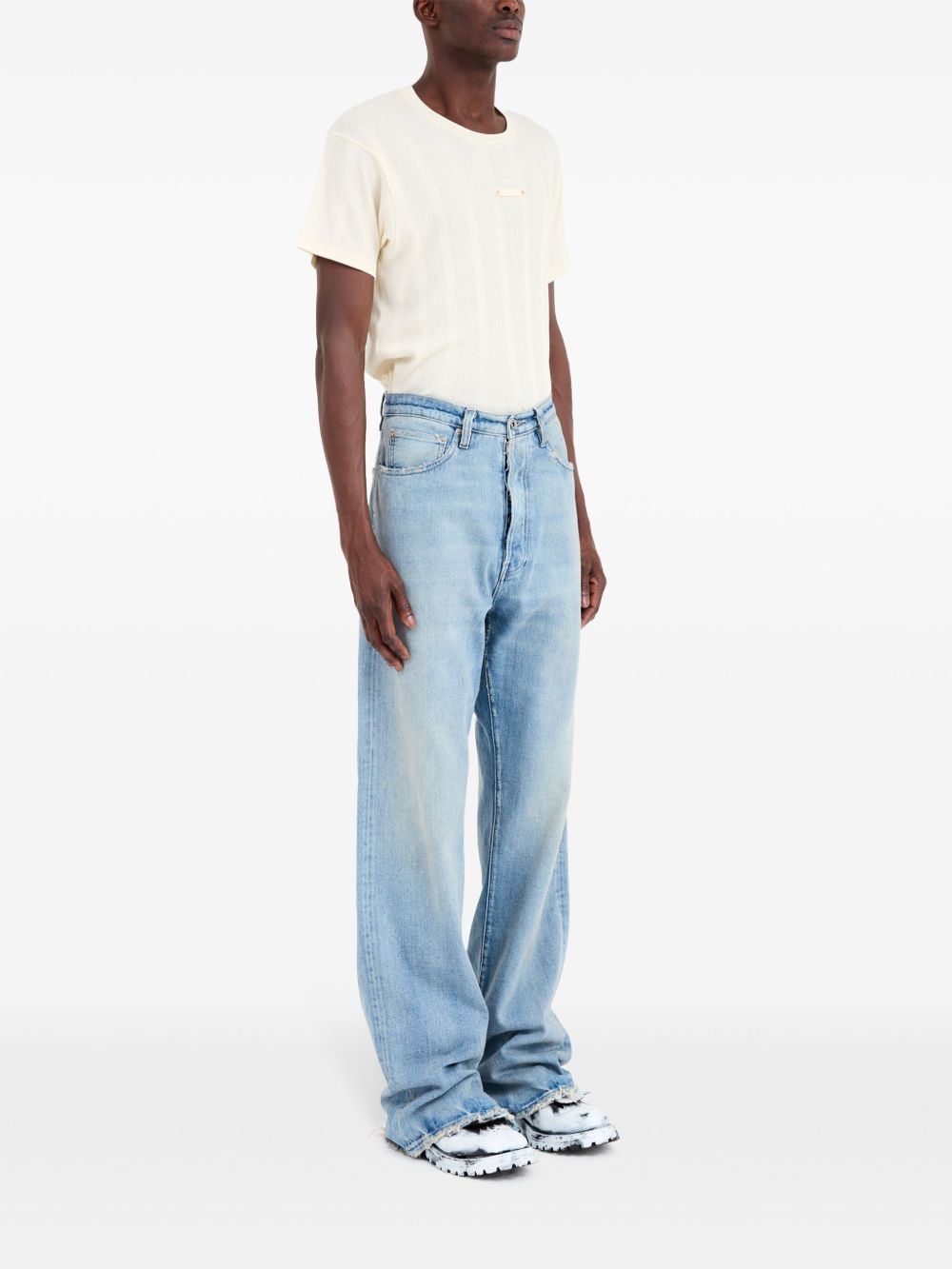 MAISON MARGIELA Pure Cotton Denim Jeans for Men