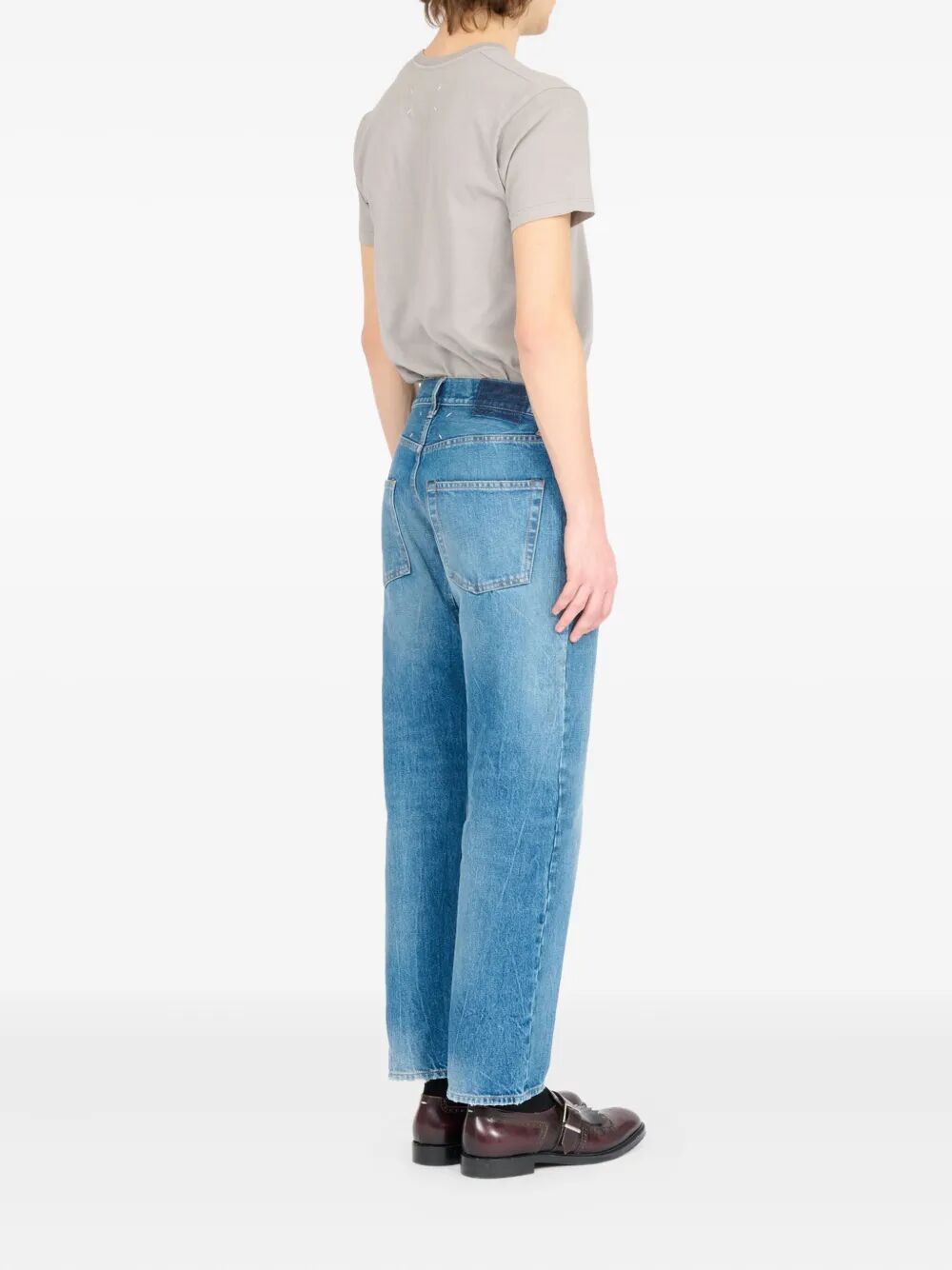 MAISON MARGIELA Straight Fit Jeans with Patch - Size 32