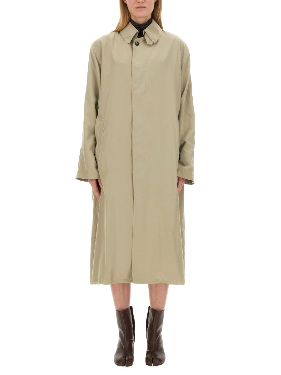 MAISON MARGIELA Single-Breasted Trench Coat for Women - Size 40