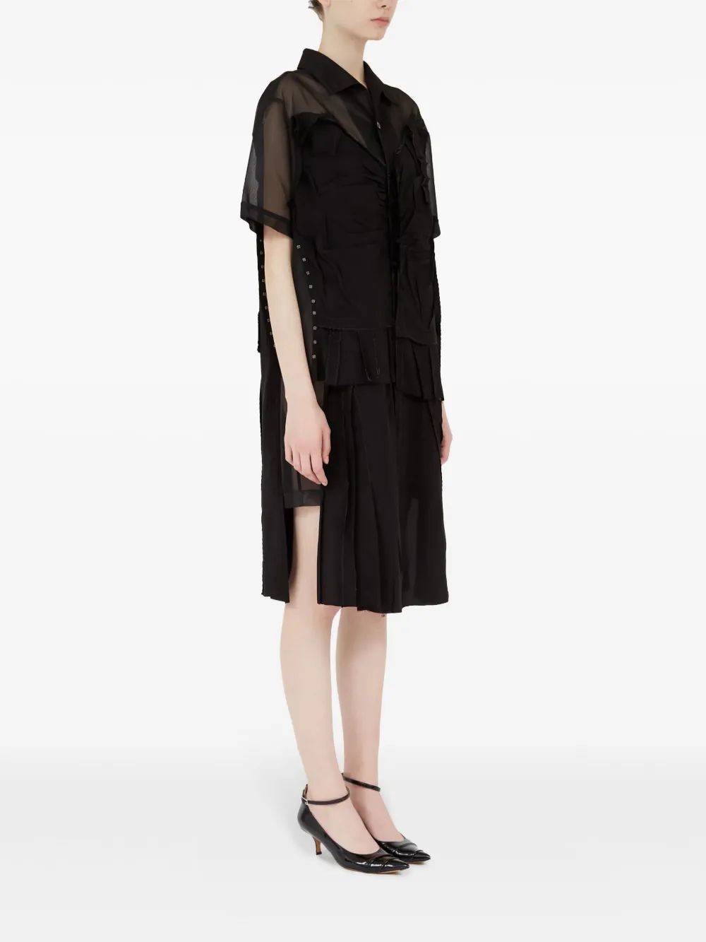 MAISON MARGIELA Layered Midi Dress for Women