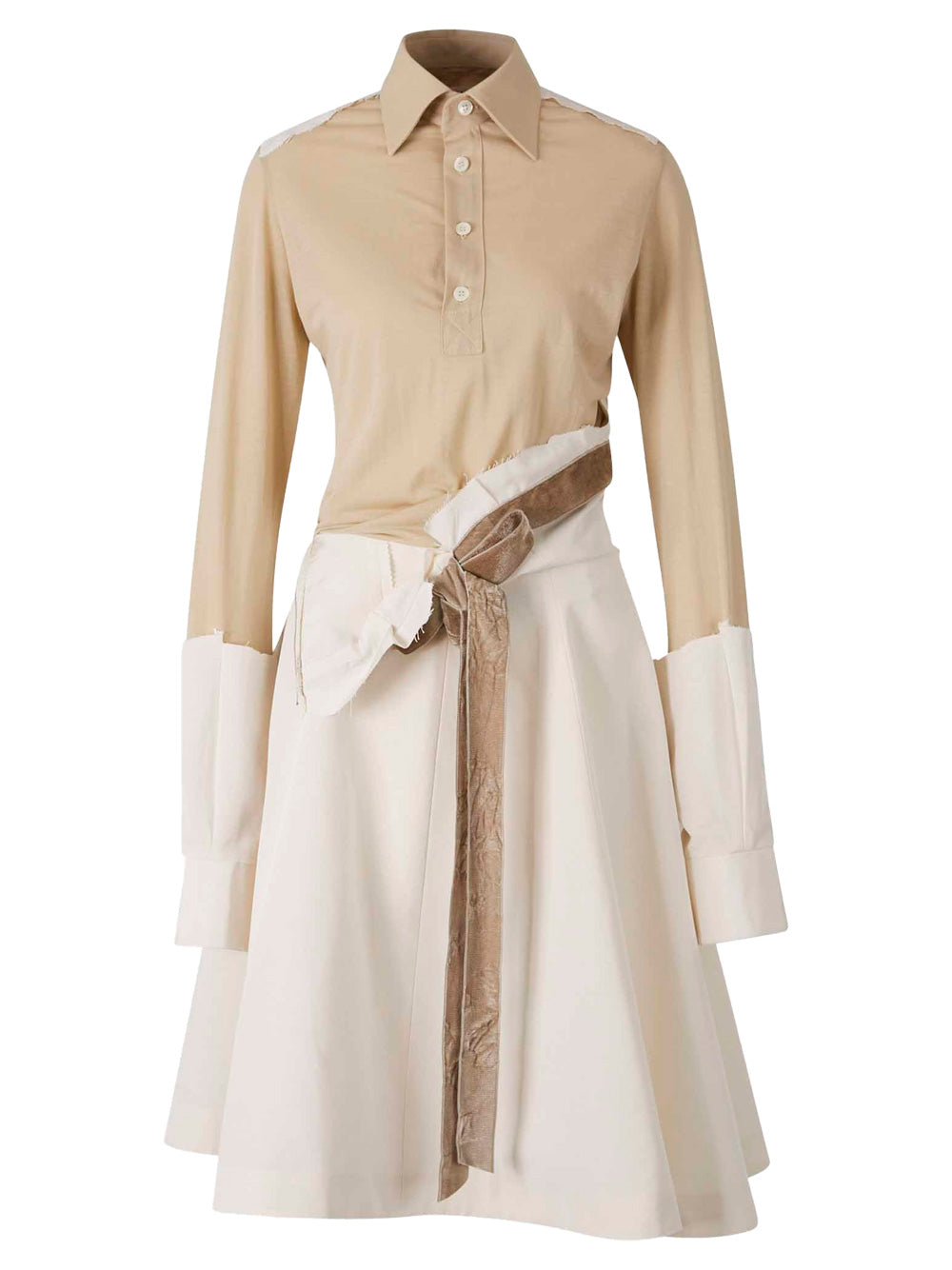 MAISON MARGIELA Work-in-Progress Midi Shirt-Dress