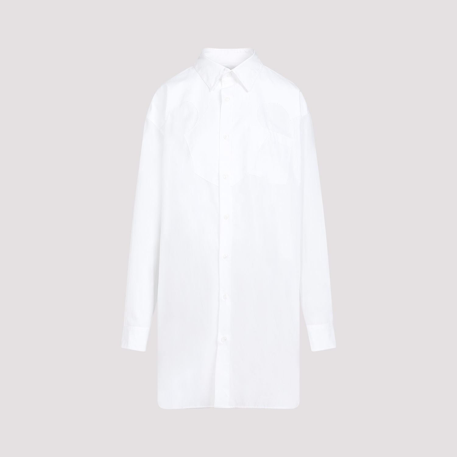 MAISON MARGIELA Chic Mini Poplin Shirt Dress for Women