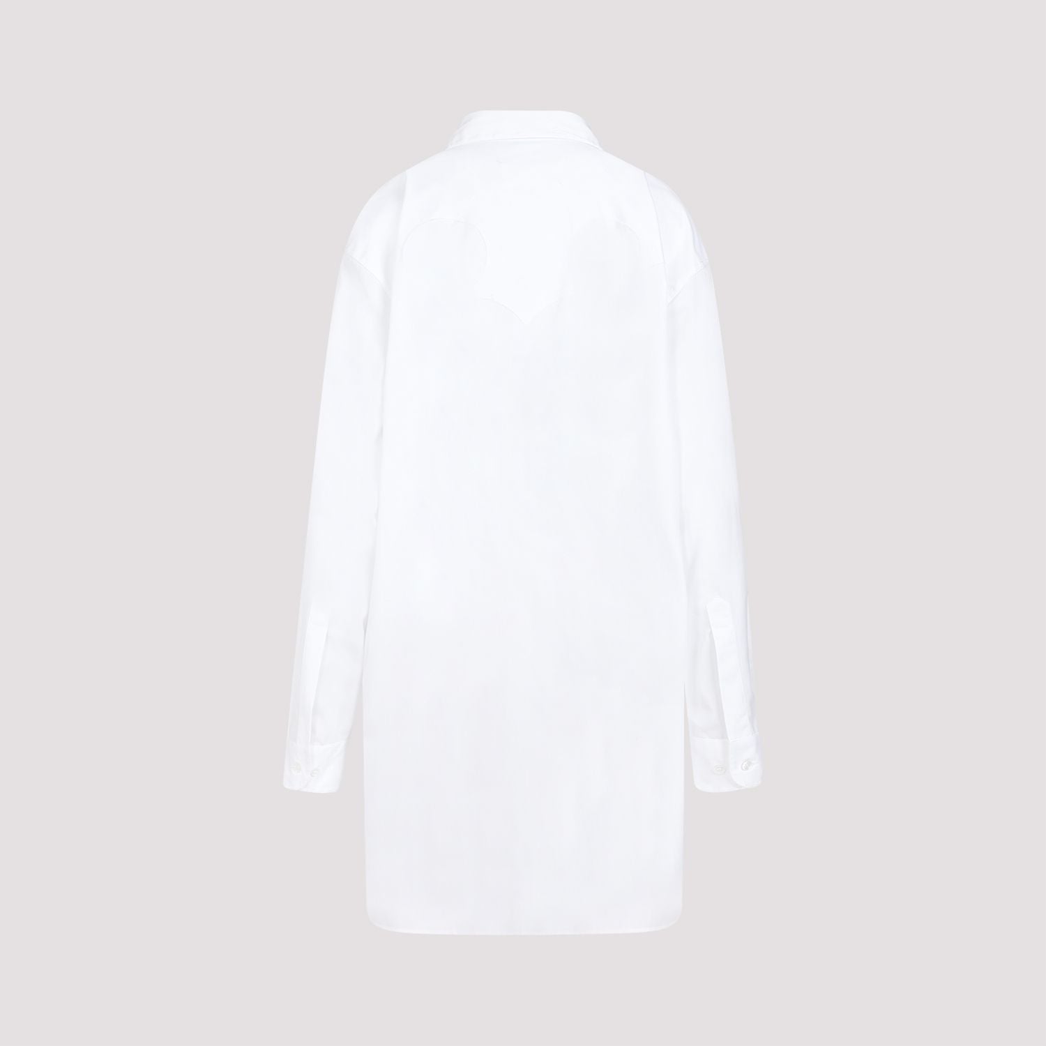 MAISON MARGIELA Chic Mini Poplin Shirt Dress for Women