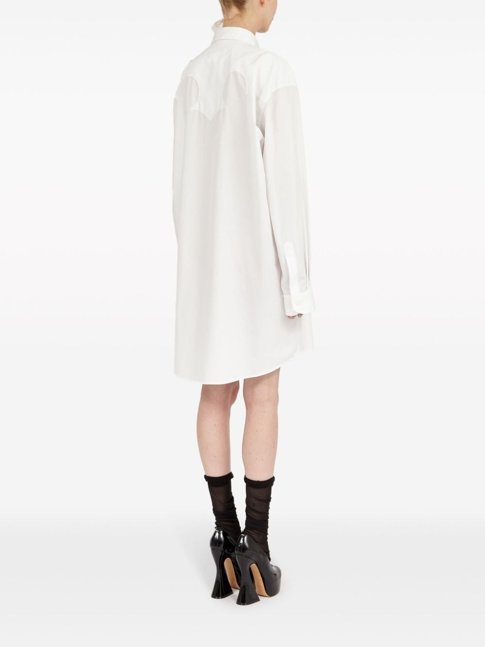 MAISON MARGIELA Oversized Cotton Mini Shirt