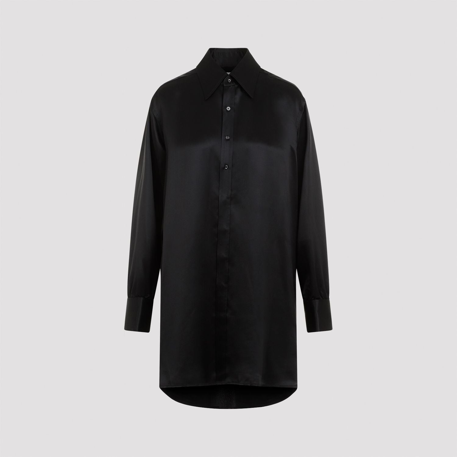 MAISON MARGIELA Long Sleeves Silk Shirt for Women