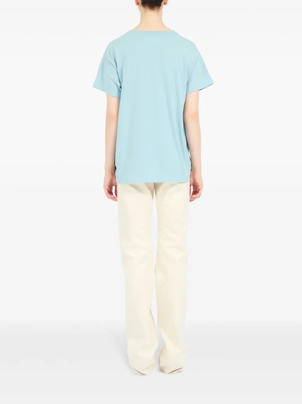 MAISON MARGIELA Logo Print Cotton T-Shirt for Women