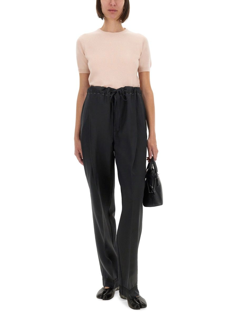 MAISON MARGIELA Virgin Wool Mini T-Shirt for Women