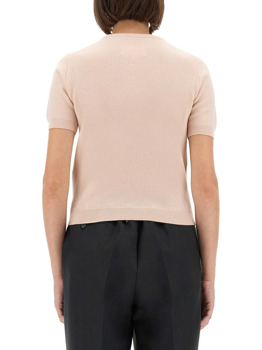 MAISON MARGIELA Virgin Wool Mini T-Shirt for Women